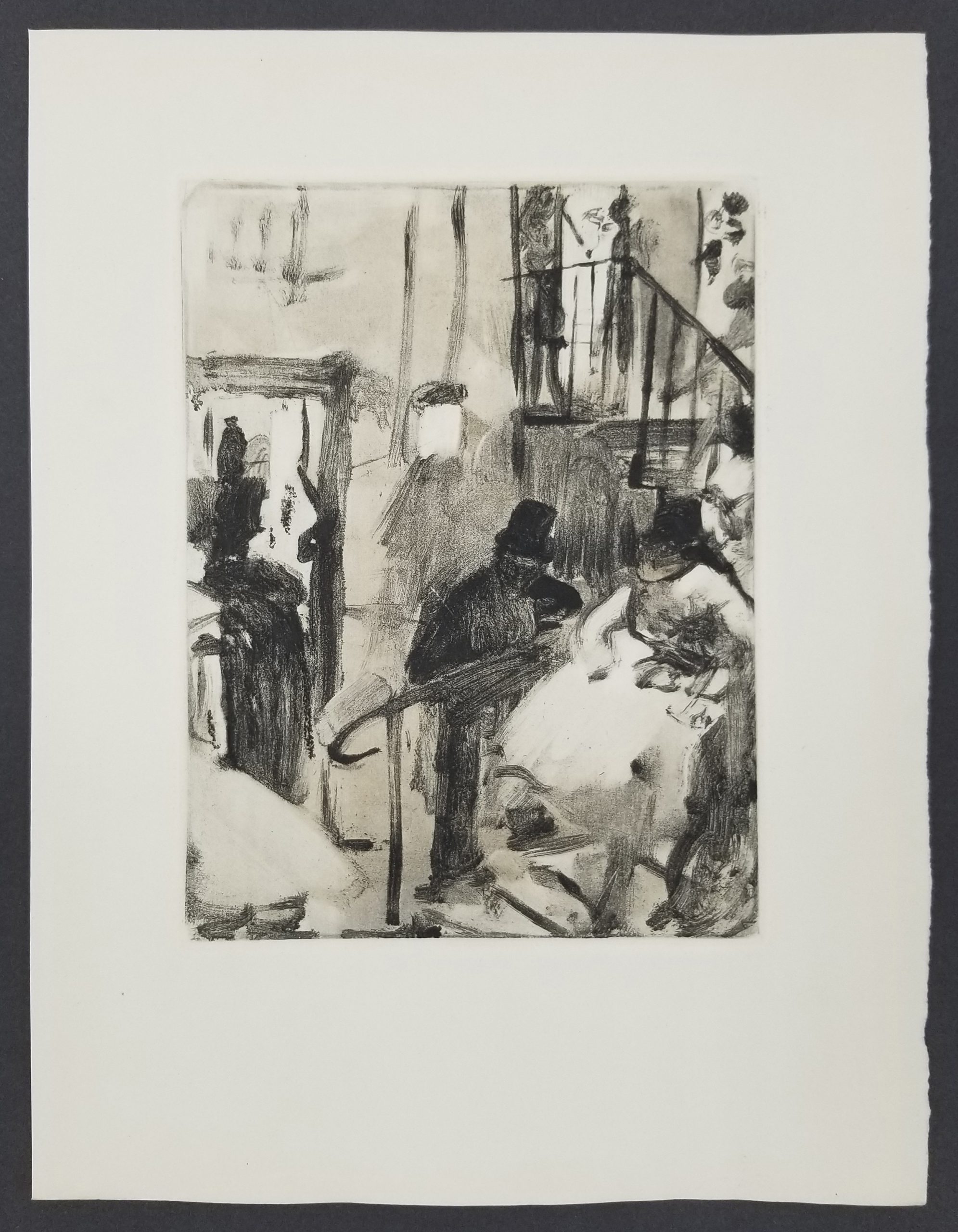 Edgar Degas - La Famille Cardinal - Dancers coming down from the Dressing Rooms