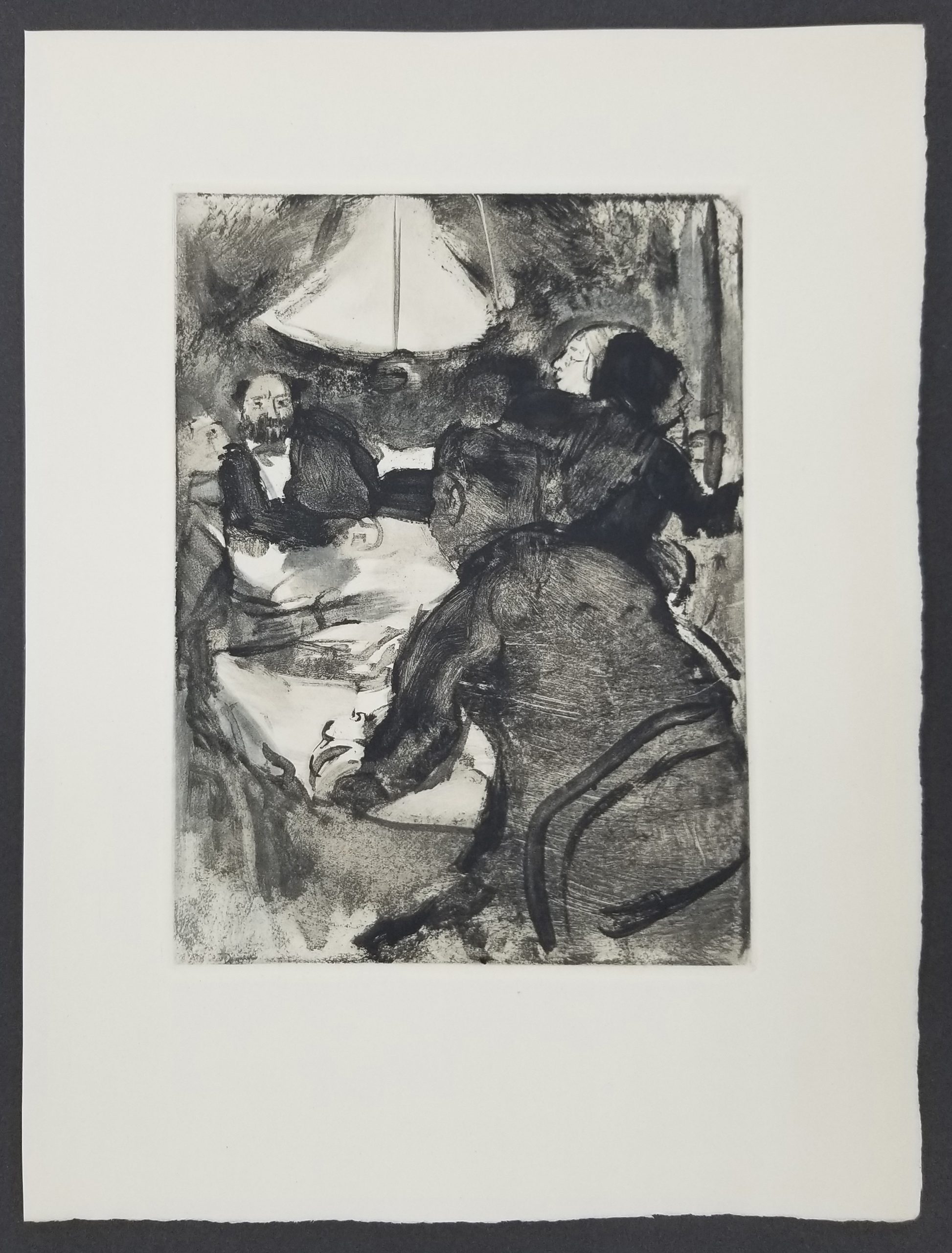 Edgar Degas - La Famille Cardinal - The Famous Good Friday Dinner