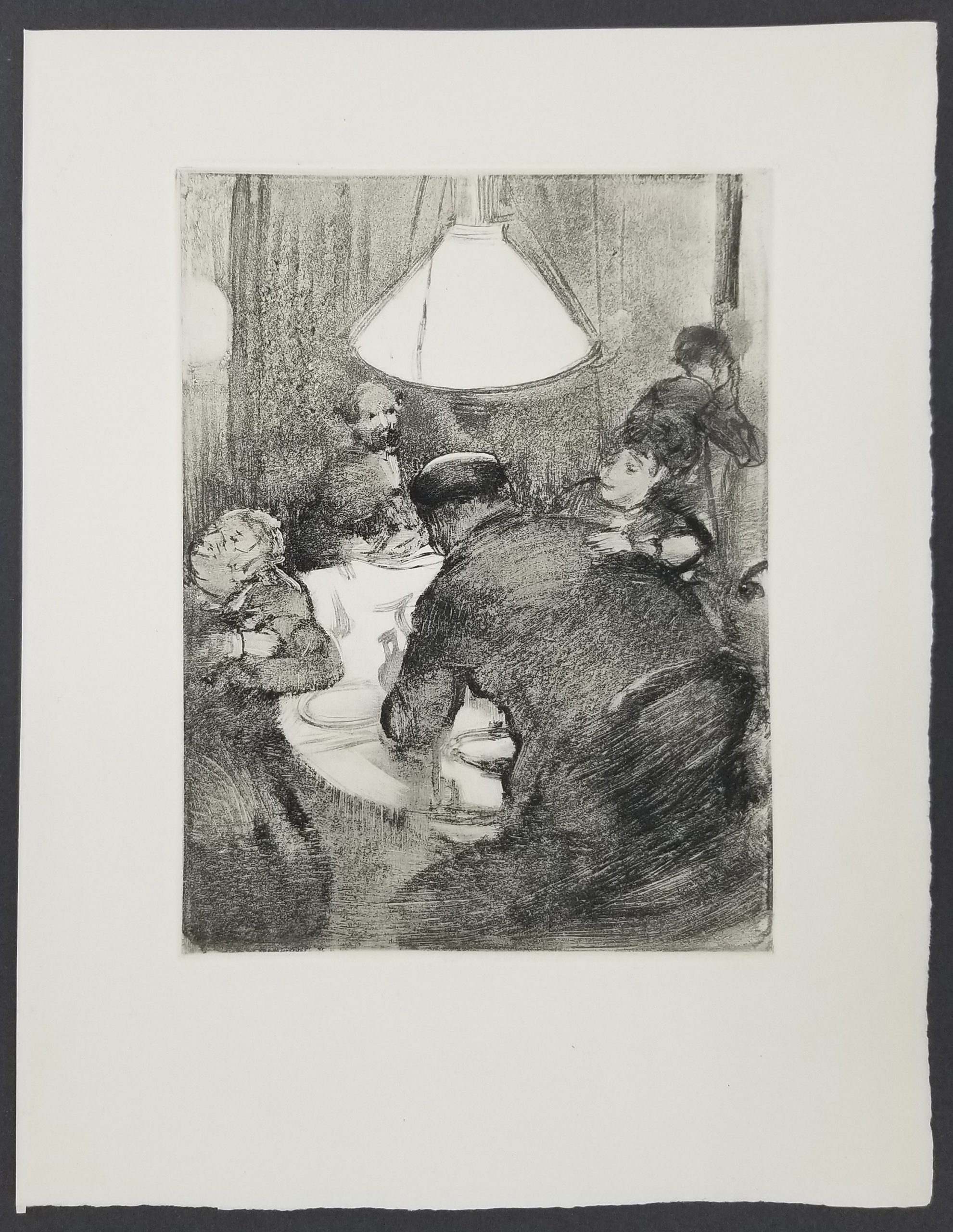 Edgar Degas - La Famille Cardinal - The Famous Good Friday Dinner II