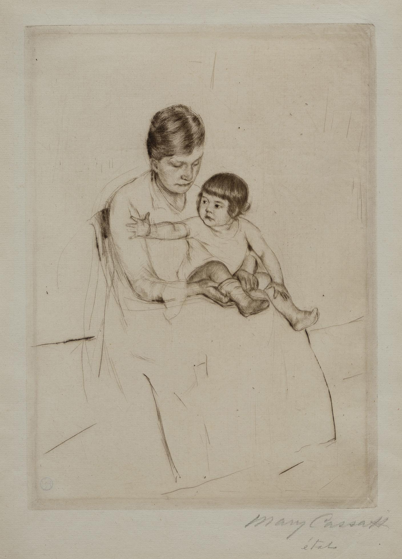 Mary Cassatt - The Stocking