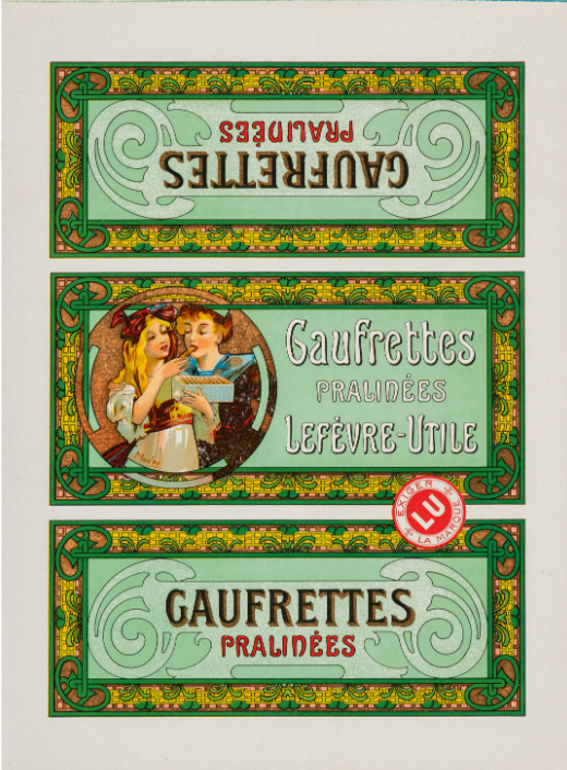 Alphonse Mucha - Box Designs for Lefèvre-Utile: Pralinèes