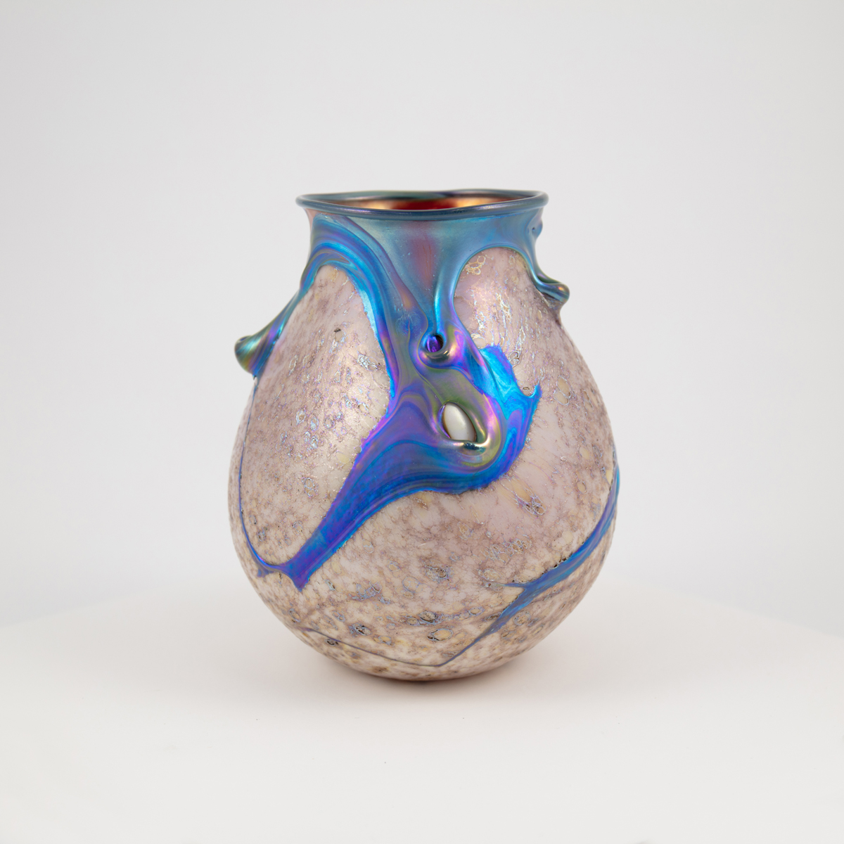 Charles Lotton - Golden Cypriot Lava Vase
