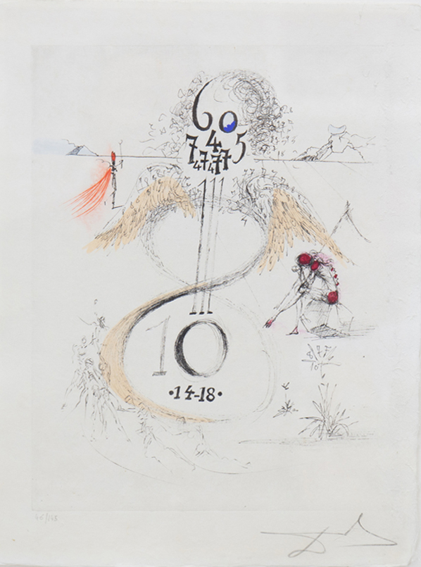 Salvador Dali - Apollinaire - The 1914-1918 War