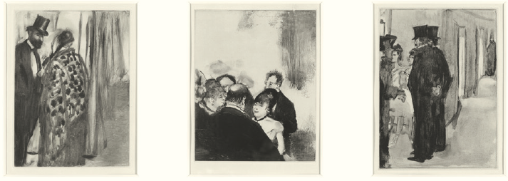 Edgar Degas - La Famille Cardinal Suite 3: Conversations