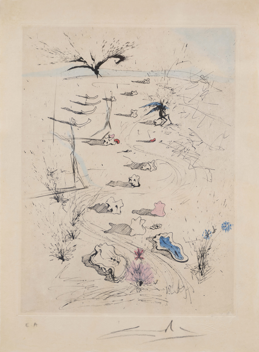 Salvador Dali - Apollinaire - The Trenches