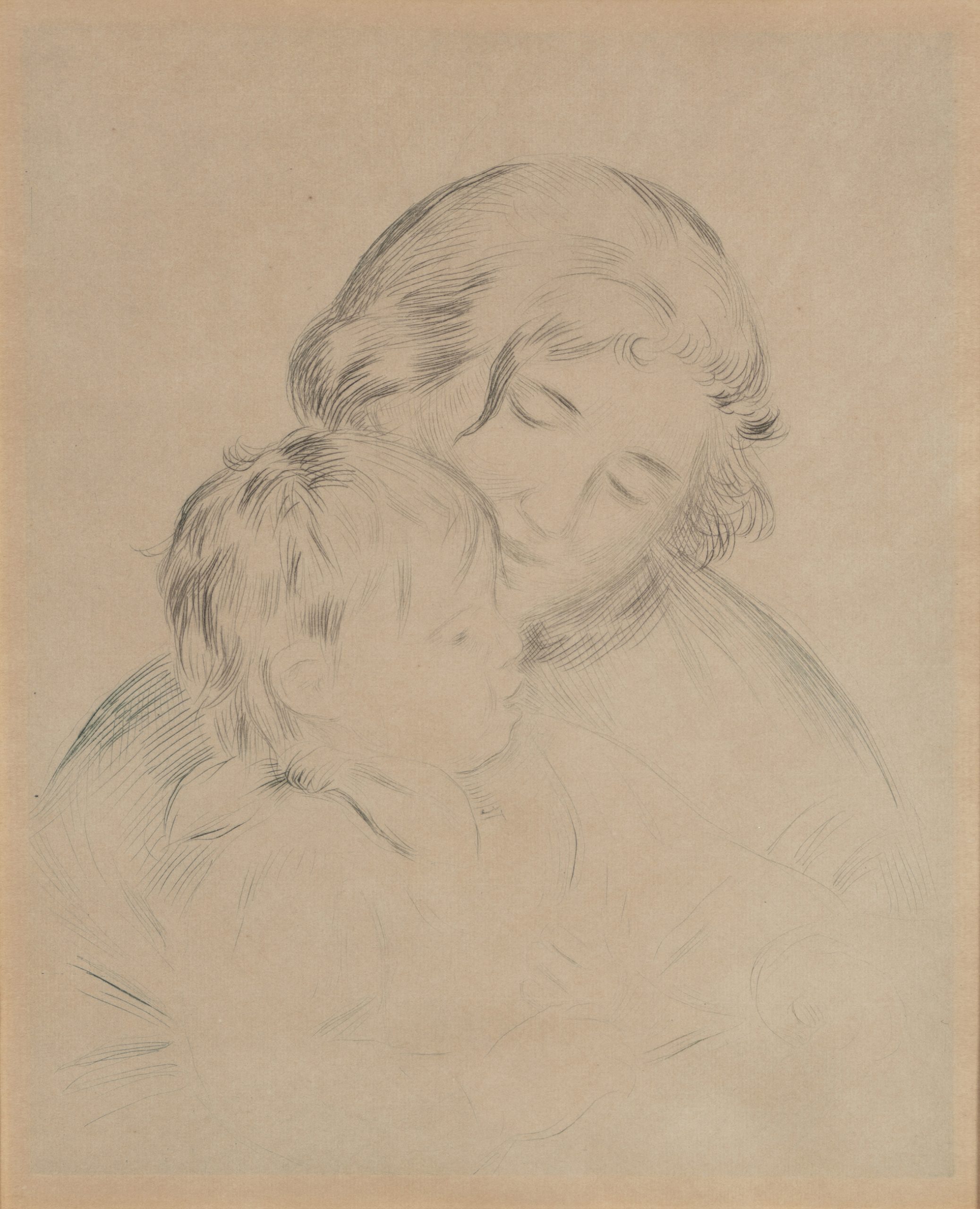 Pierre-Auguste Renoir - Mere et Enfant