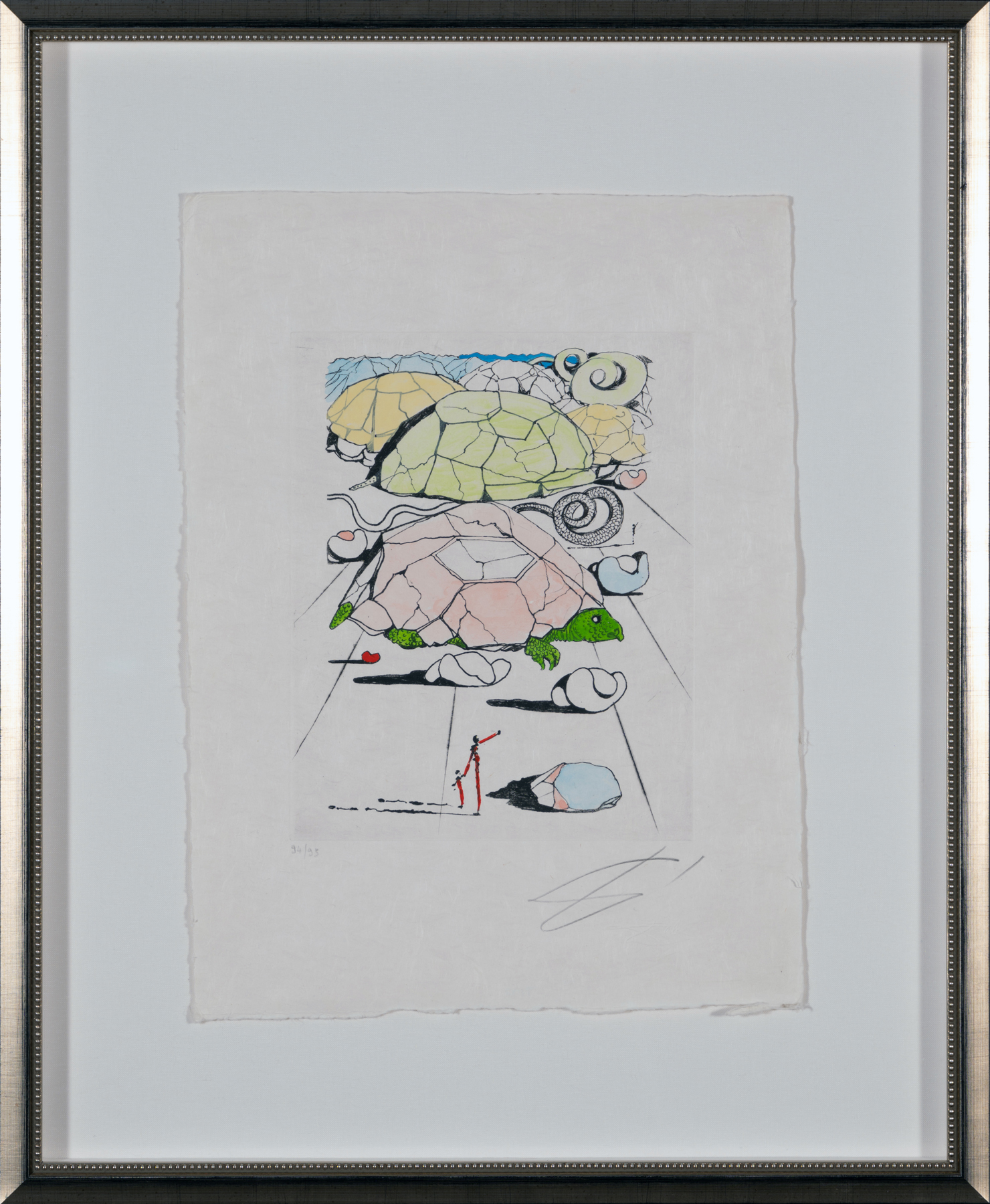 Salvador Dali - Mao Zedong - The Turtle Mountains