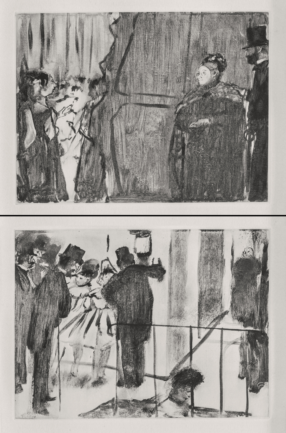 Edgar Degas - La Famille Cardinal Suite 1: Backstage