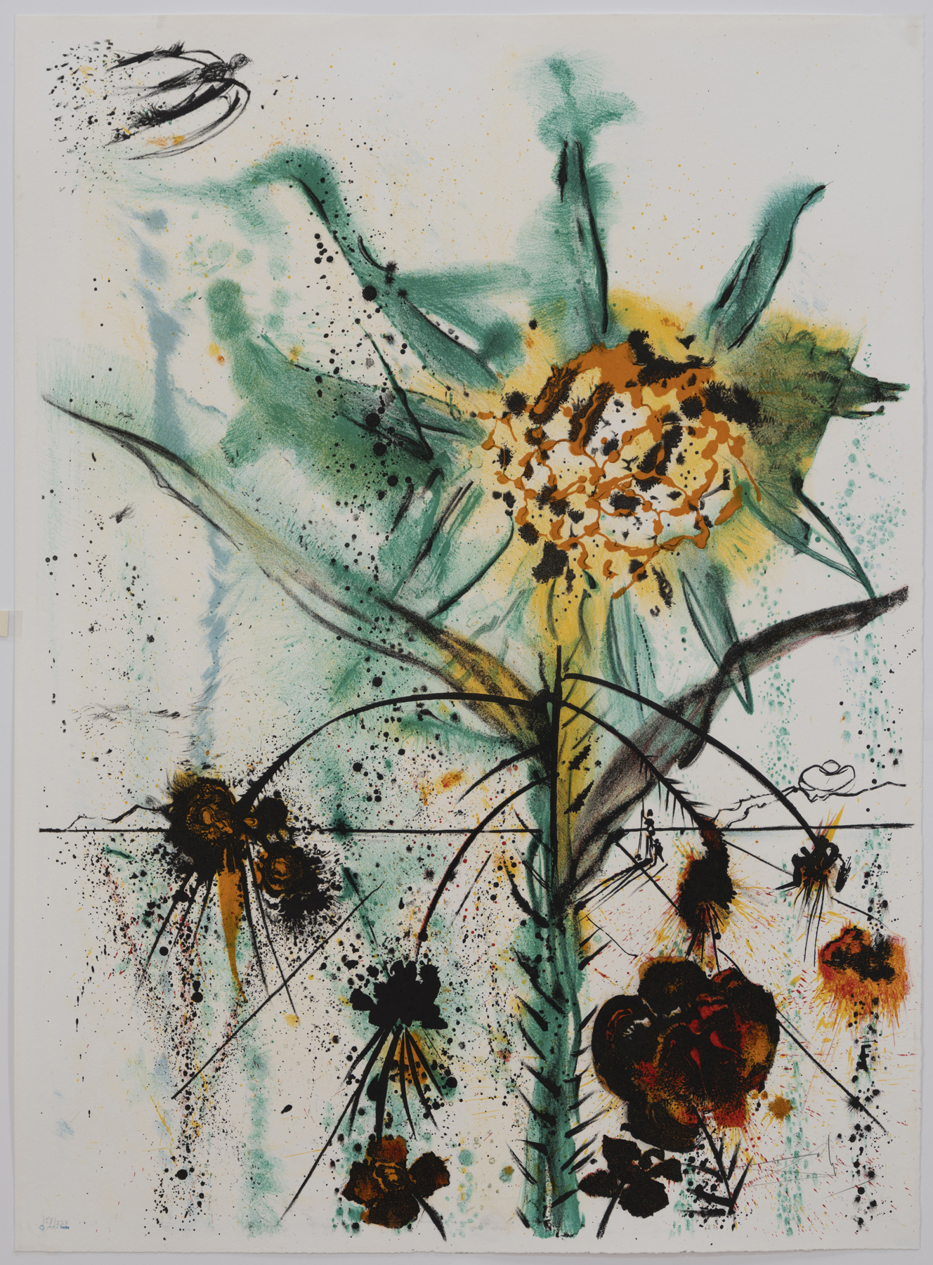 Salvador Dali - Sun Goddess Flower