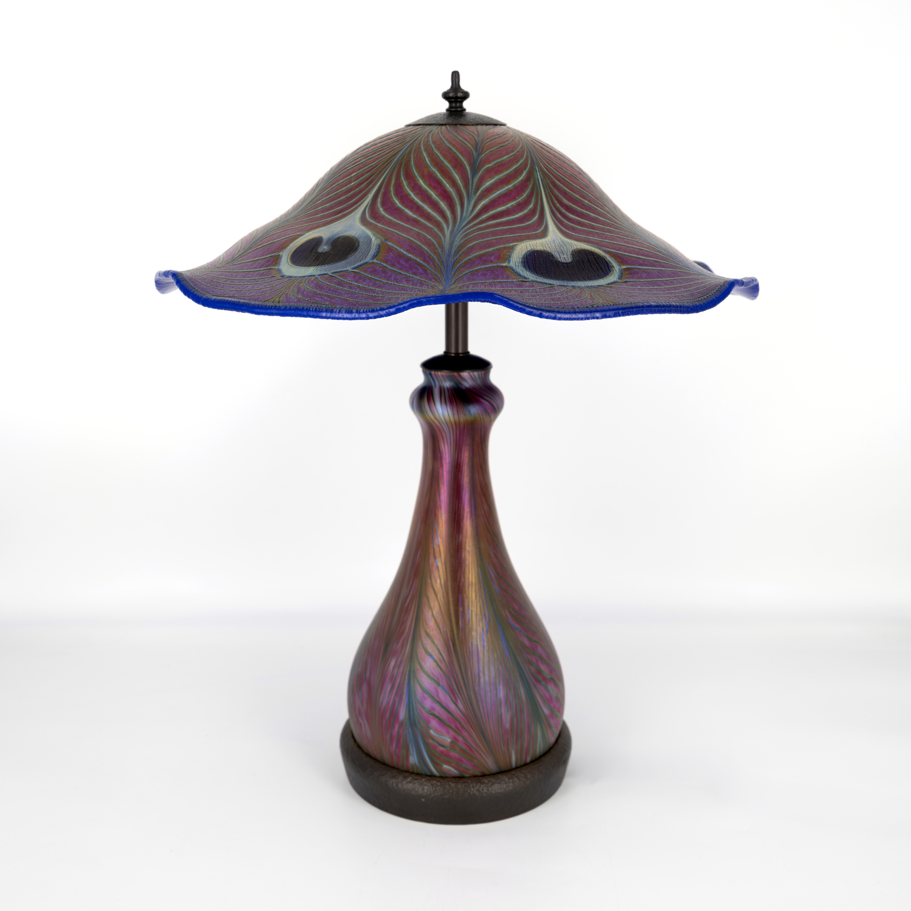 Charles Lotton - Pink Peacock Lamp