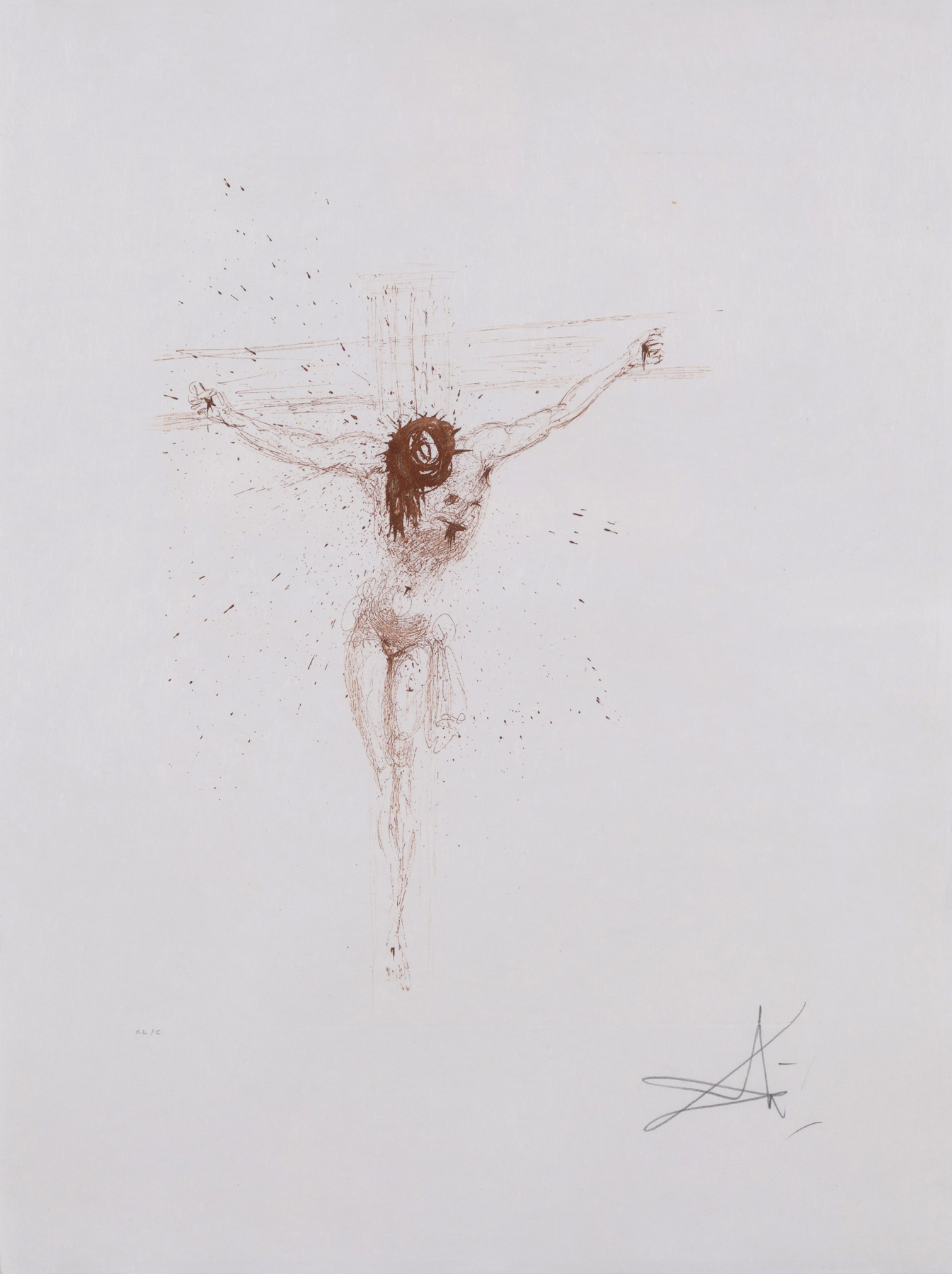 Salvador Dali - Individual - The Christ in Sanguine