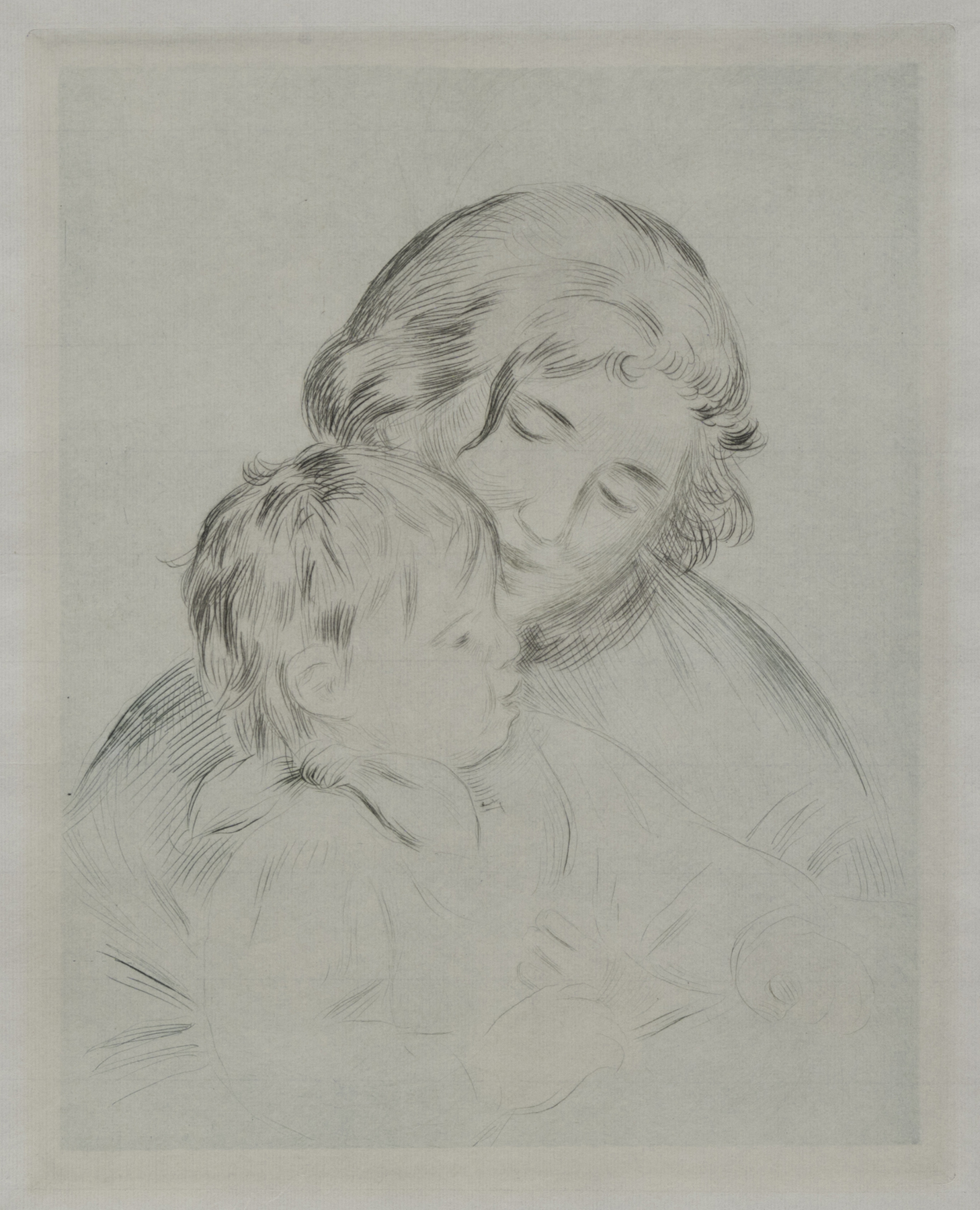 Pierre-Auguste Renoir - Mere et Enfant